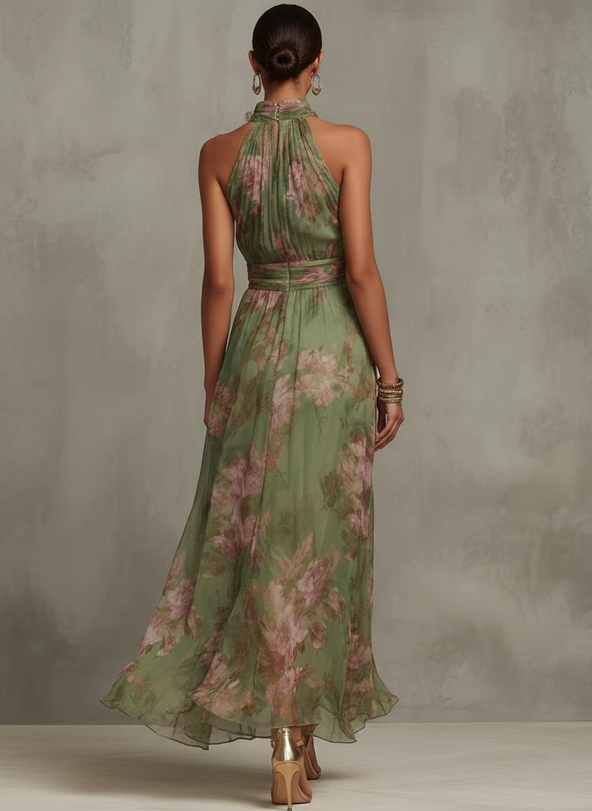 Long Dress with Floral Print for Women
