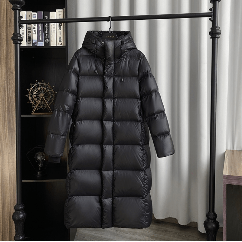 Long Puffer Coat for Women