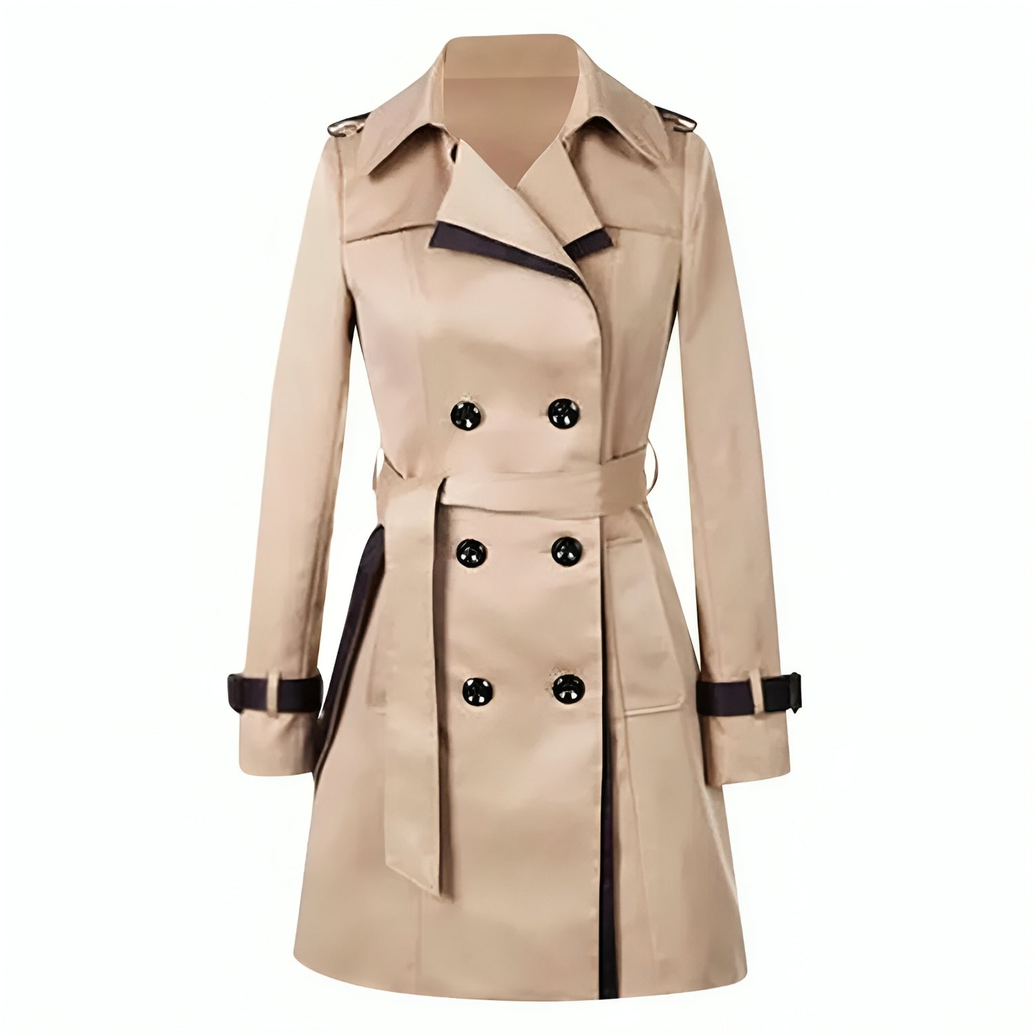 Fitted Trench Coat for Women