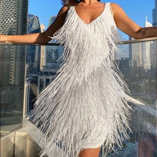 Fringe Party Dress for Women