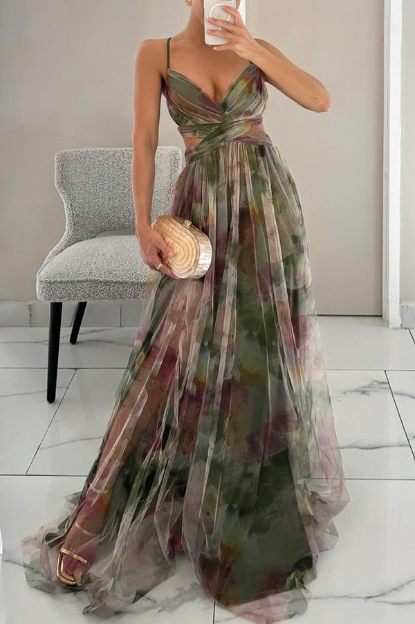 Long Printed Dress for Women