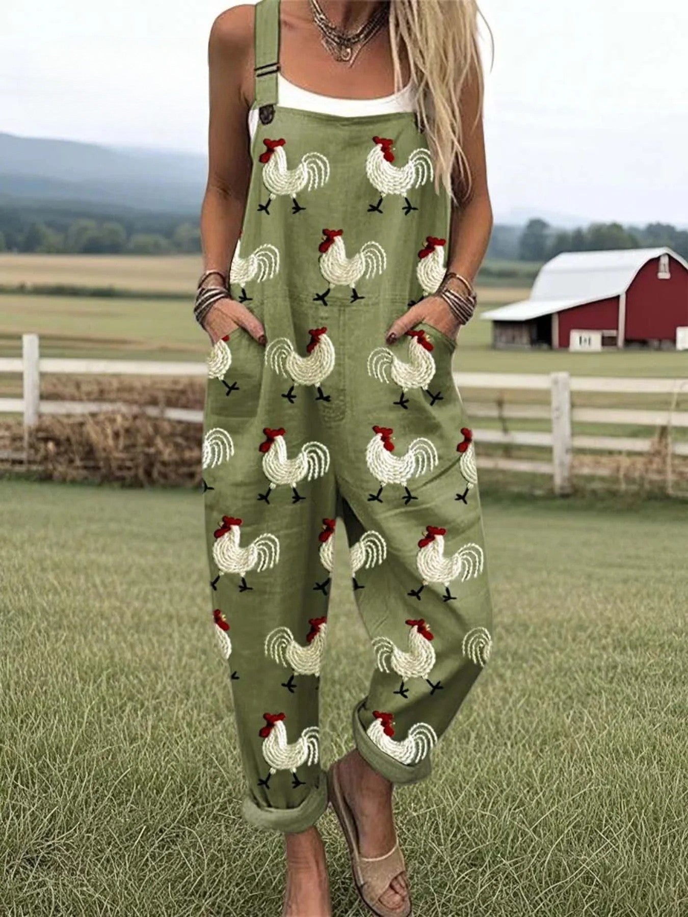 Printed Jumpsuit with Adjustable Straps for Women | Ideal for Everyday Wear