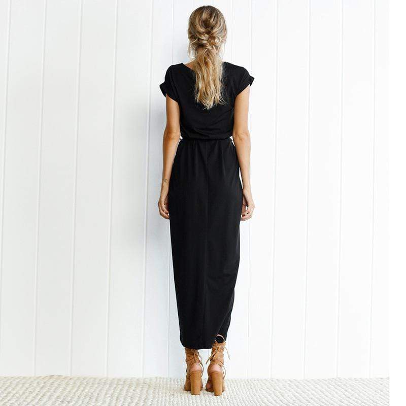 Women's Long Maxi Polyester Dress