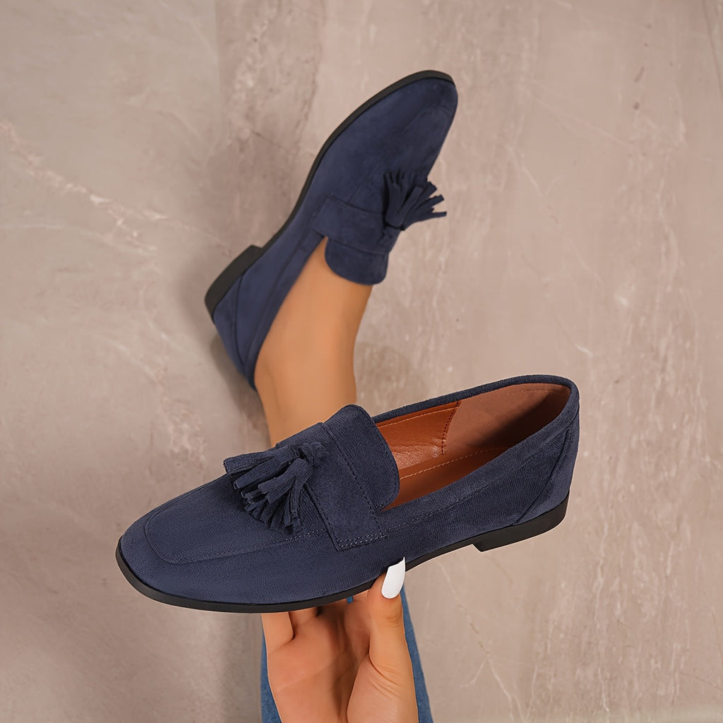Low Sole Tassel Loafers for Women