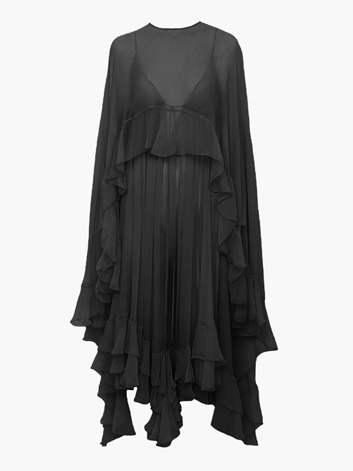 Layered Chiffon Dress for Women