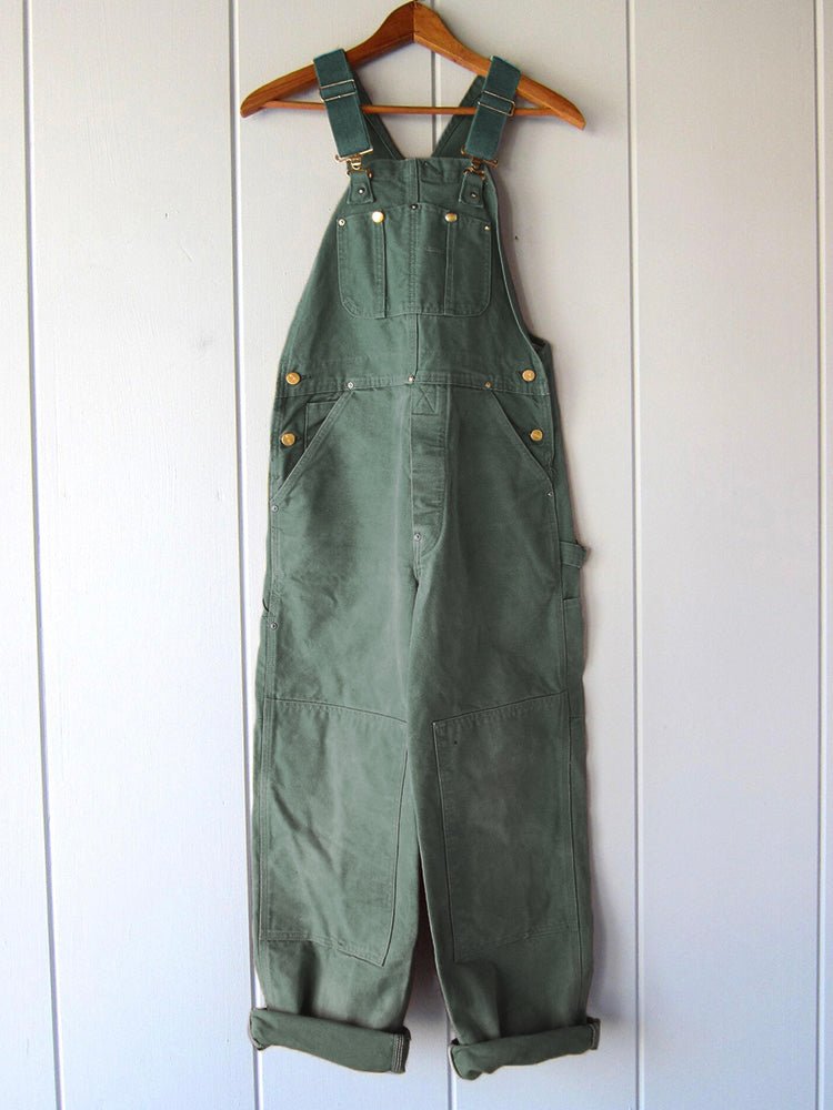 Wide Leg Cotton Gardening Overalls for Women