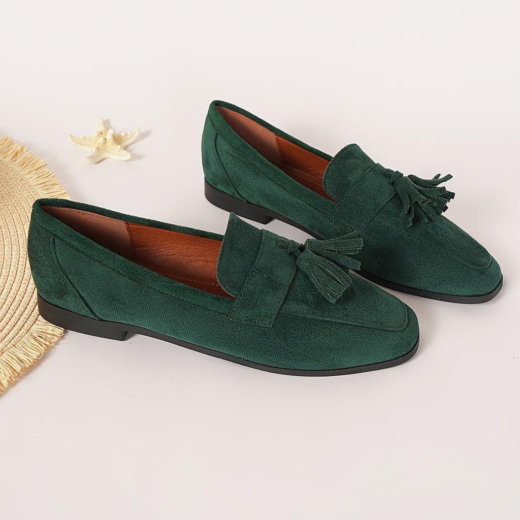 Low Sole Tassel Loafers for Women
