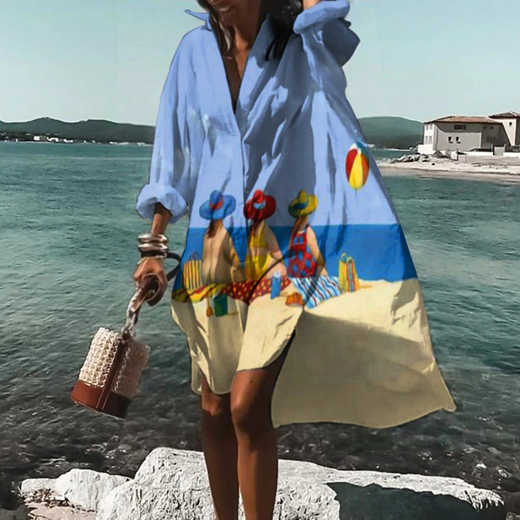 Casual Shirt Dress for Women