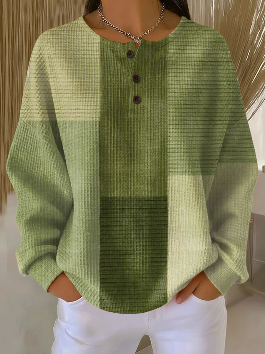 Women's Waffle Knit Sweater