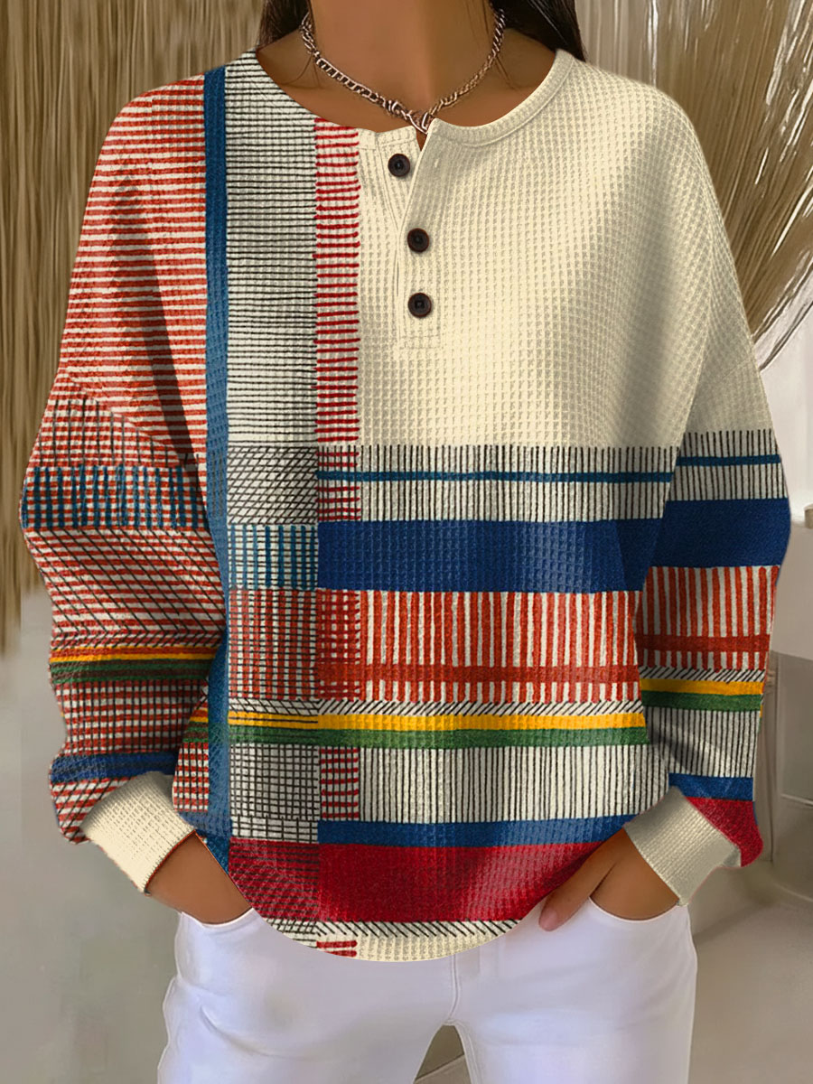 Women's Waffle Knit Sweater
