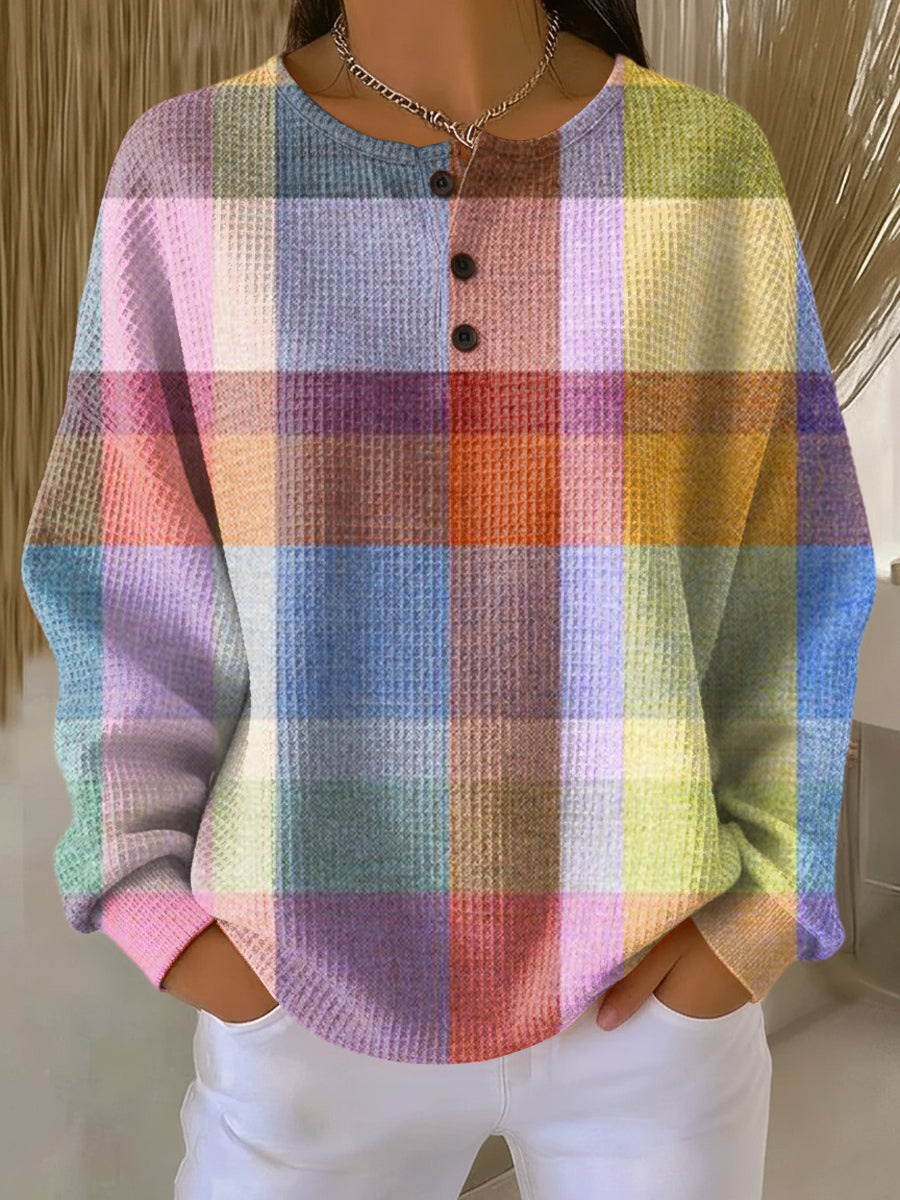 Women's Waffle Knit Sweater