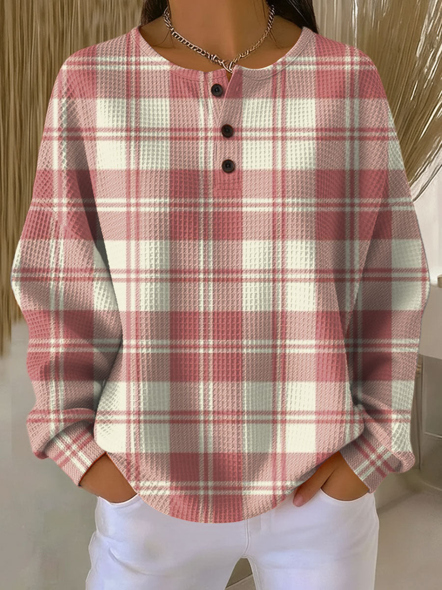 Women's Waffle Knit Sweater