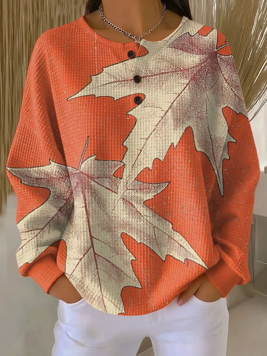 Women's Waffle Knit Sweater