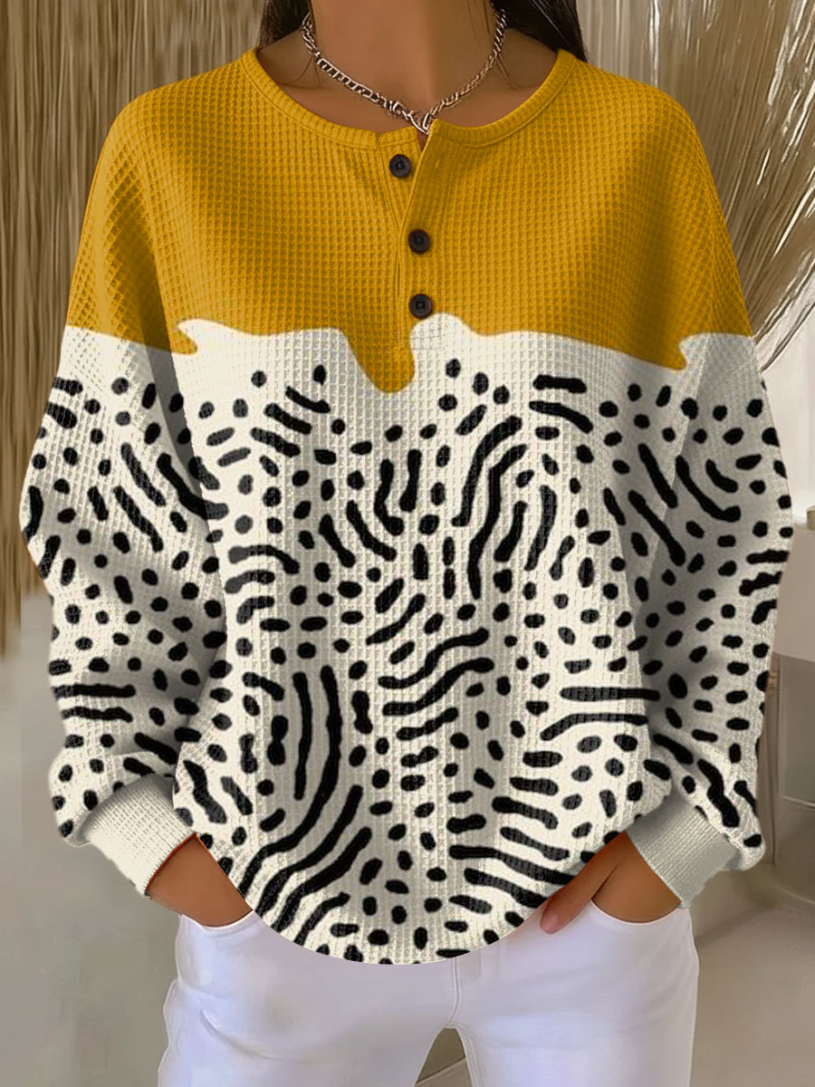 Women's Waffle Knit Sweater