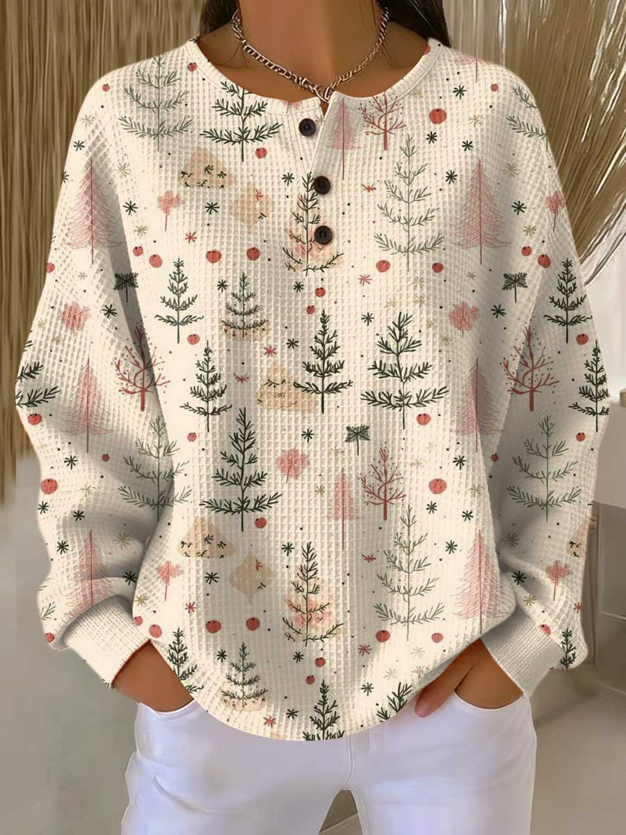 Women's Waffle Knit Sweater