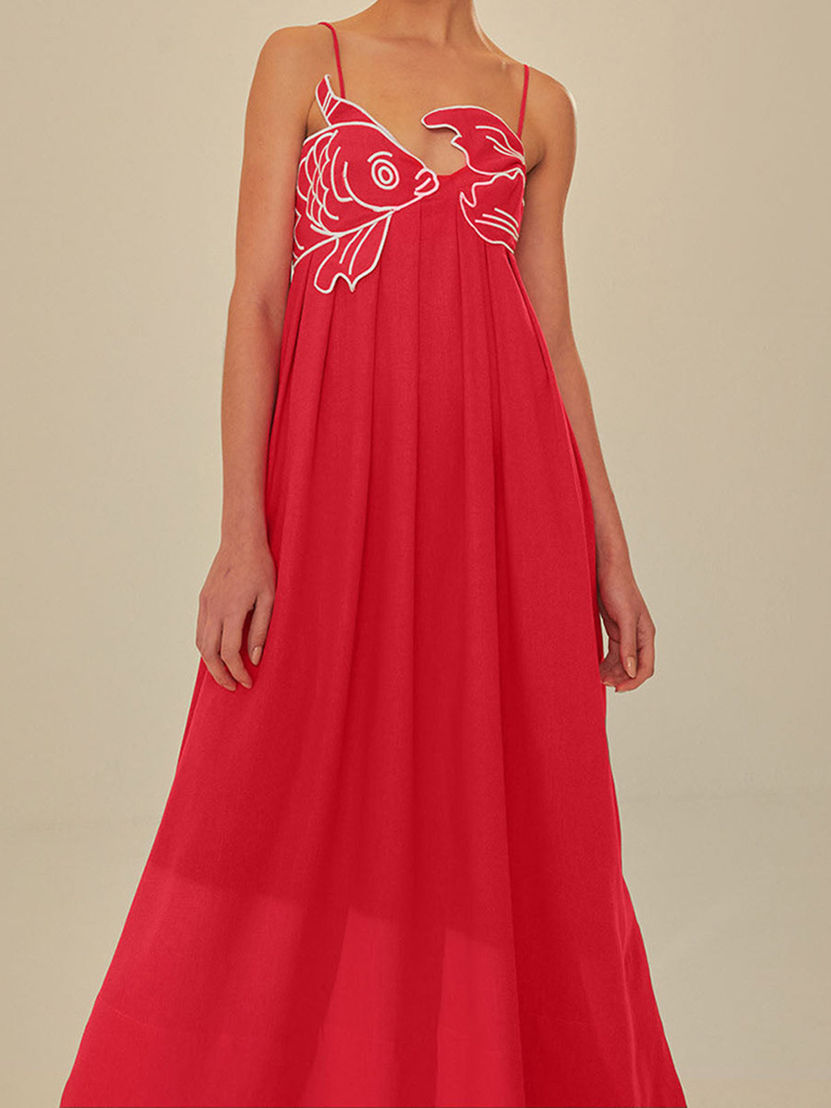Spaghetti Strap Midi Dress for Women