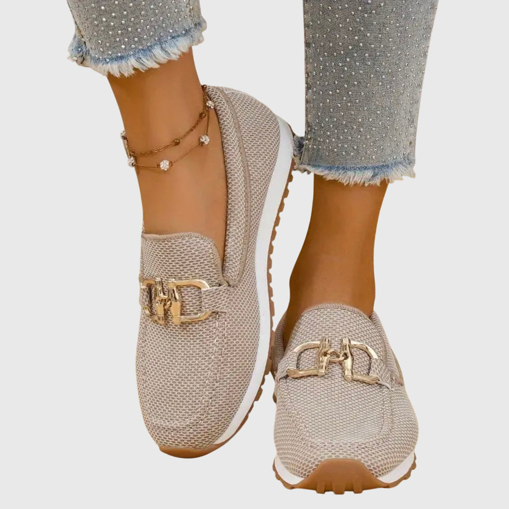 Women's orthopedic canvas loafers