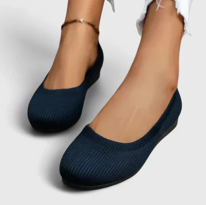 Flat Shoes with Round Toe and Slip-On Design for Women | Ideal for Everyday Use