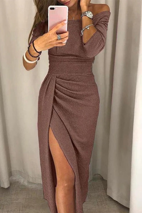 Off-Shoulder Gala Dress for Women