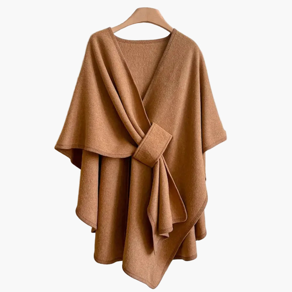 Cotton Poncho-Scarf for Women