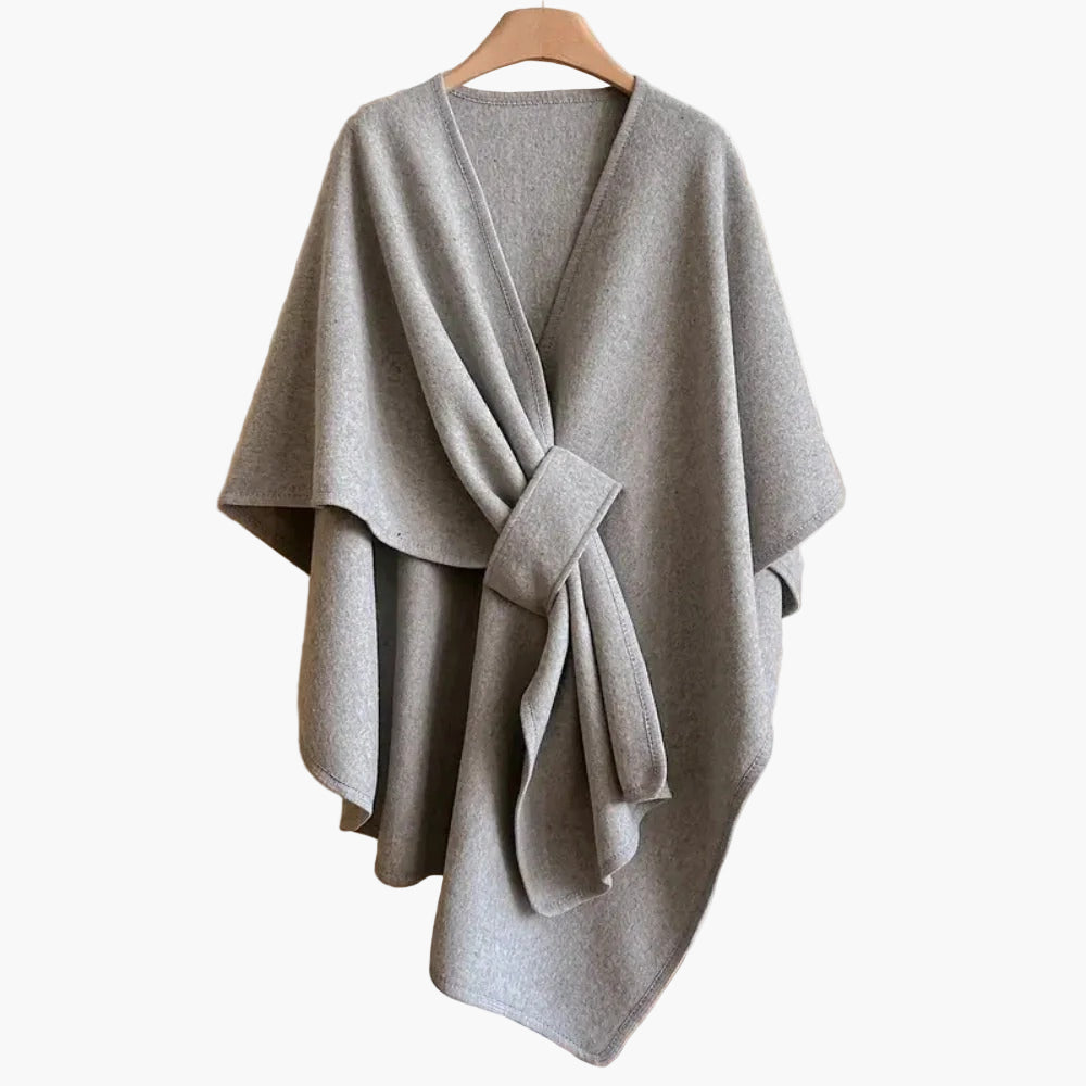 Cotton Poncho-Scarf for Women