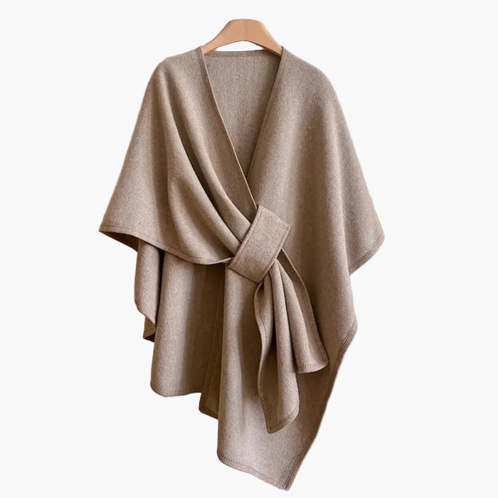 Cotton Poncho-Scarf for Women