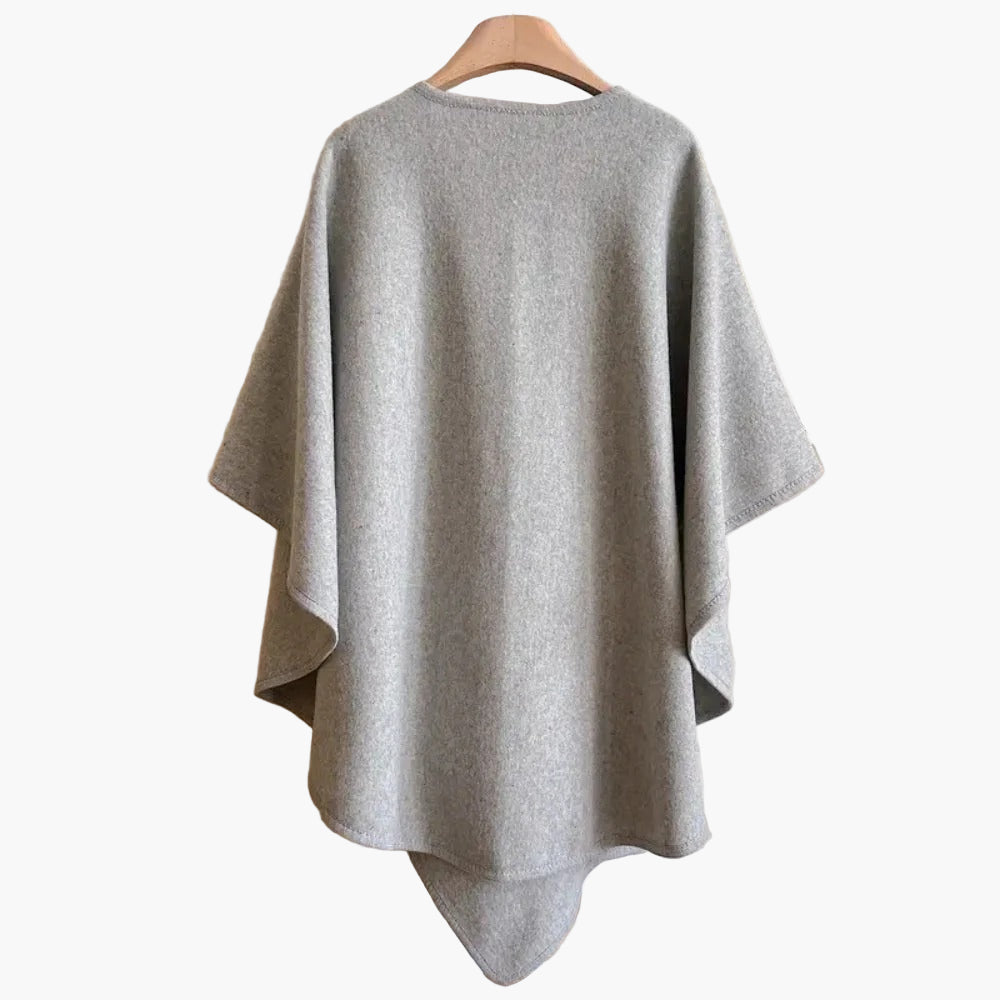 Cotton Poncho-Scarf for Women