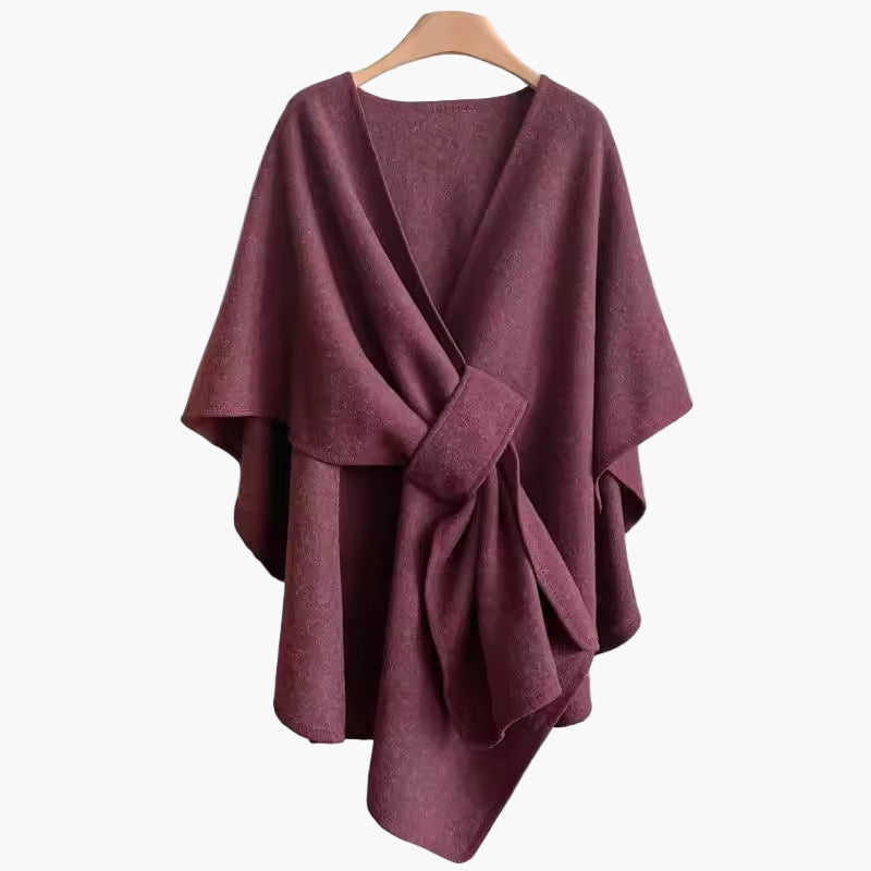 Cotton Poncho-Scarf for Women