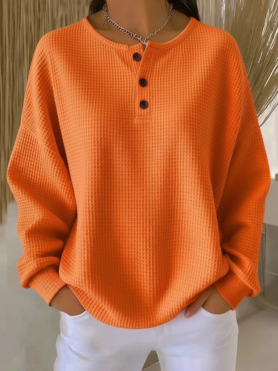 Women's Waffle Knit Sweater
