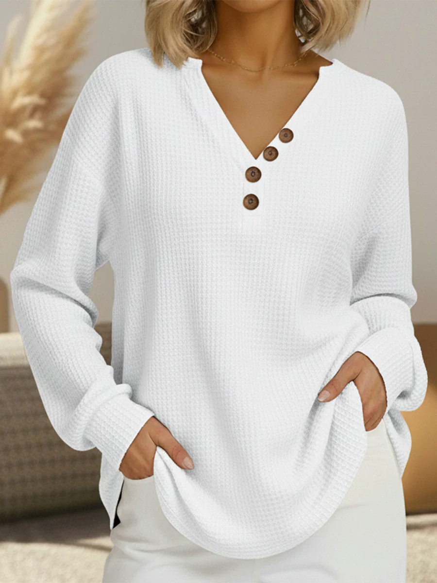 Women's Waffle Knit Sweater