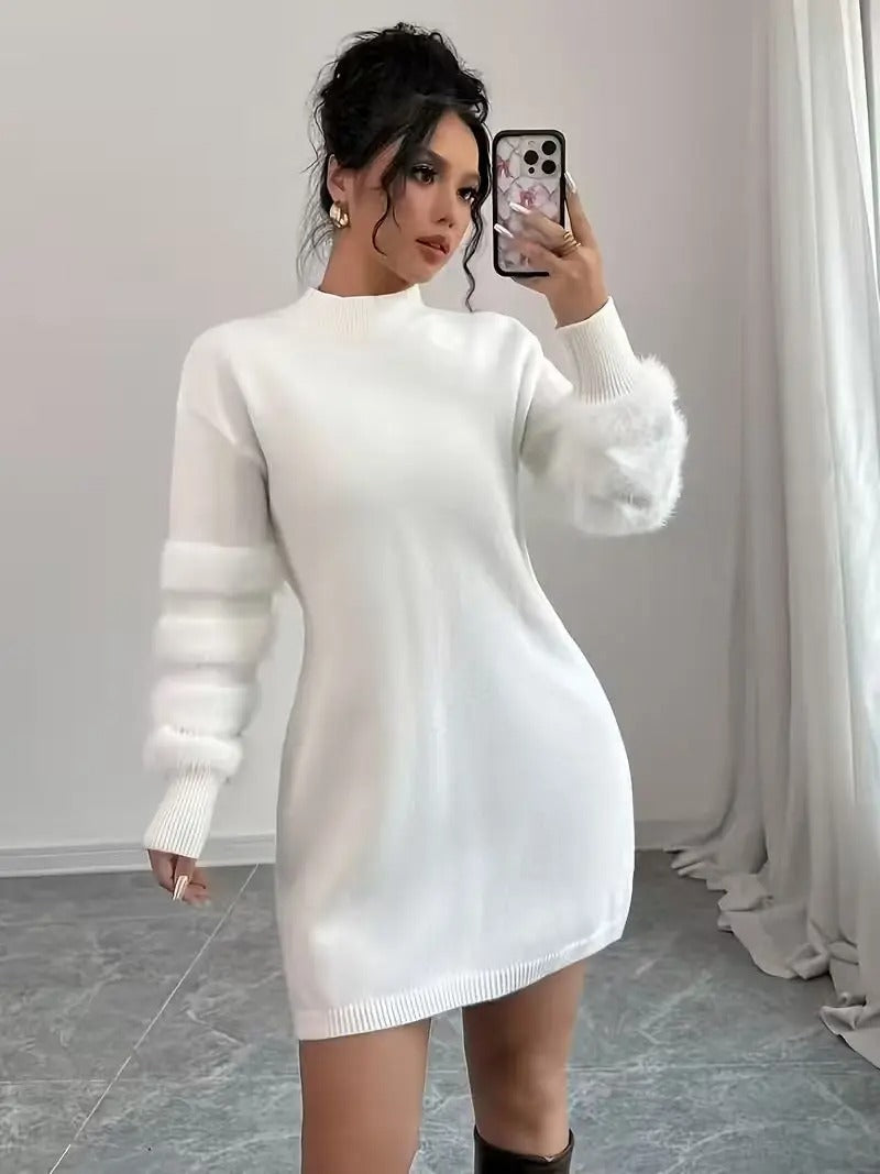 Knit Mini Dress for Women