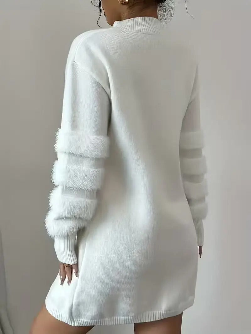 Knit Mini Dress for Women