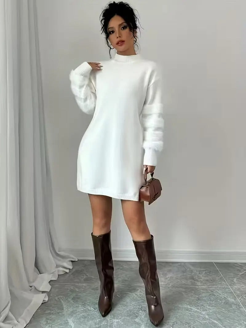Knit Mini Dress for Women