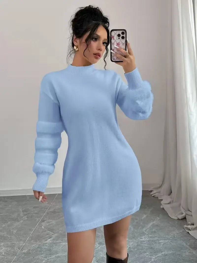 Knit Mini Dress for Women