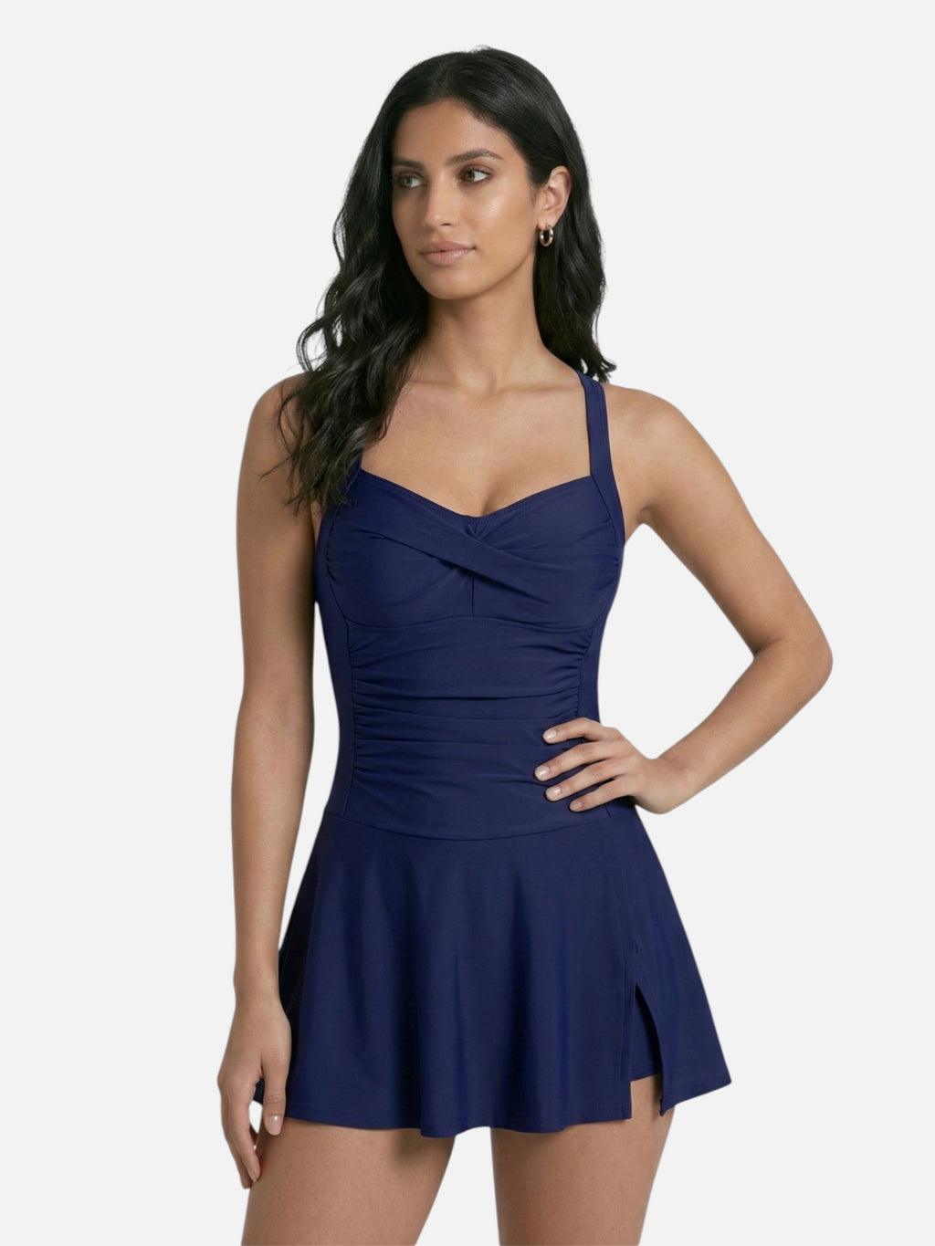 One-Piece Swimsuit with Skirt for Women