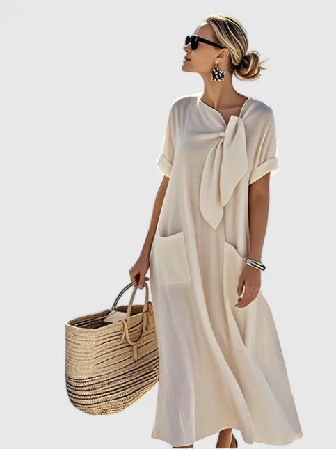 Elegant Short Sleeve Dress for Women