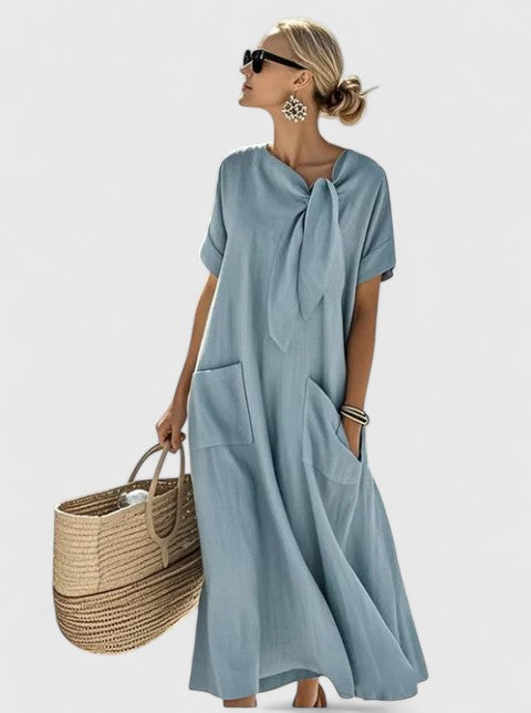 Elegant Short Sleeve Dress for Women