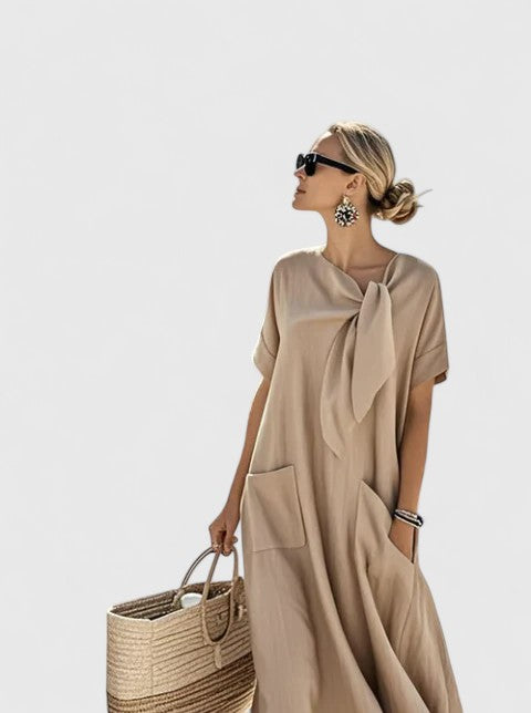 Elegant Short Sleeve Dress for Women