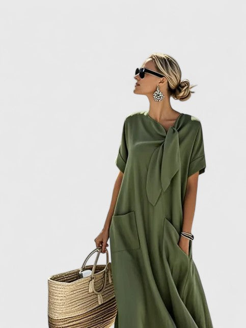 Elegant Short Sleeve Dress for Women