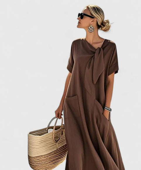 Elegant Short Sleeve Dress for Women