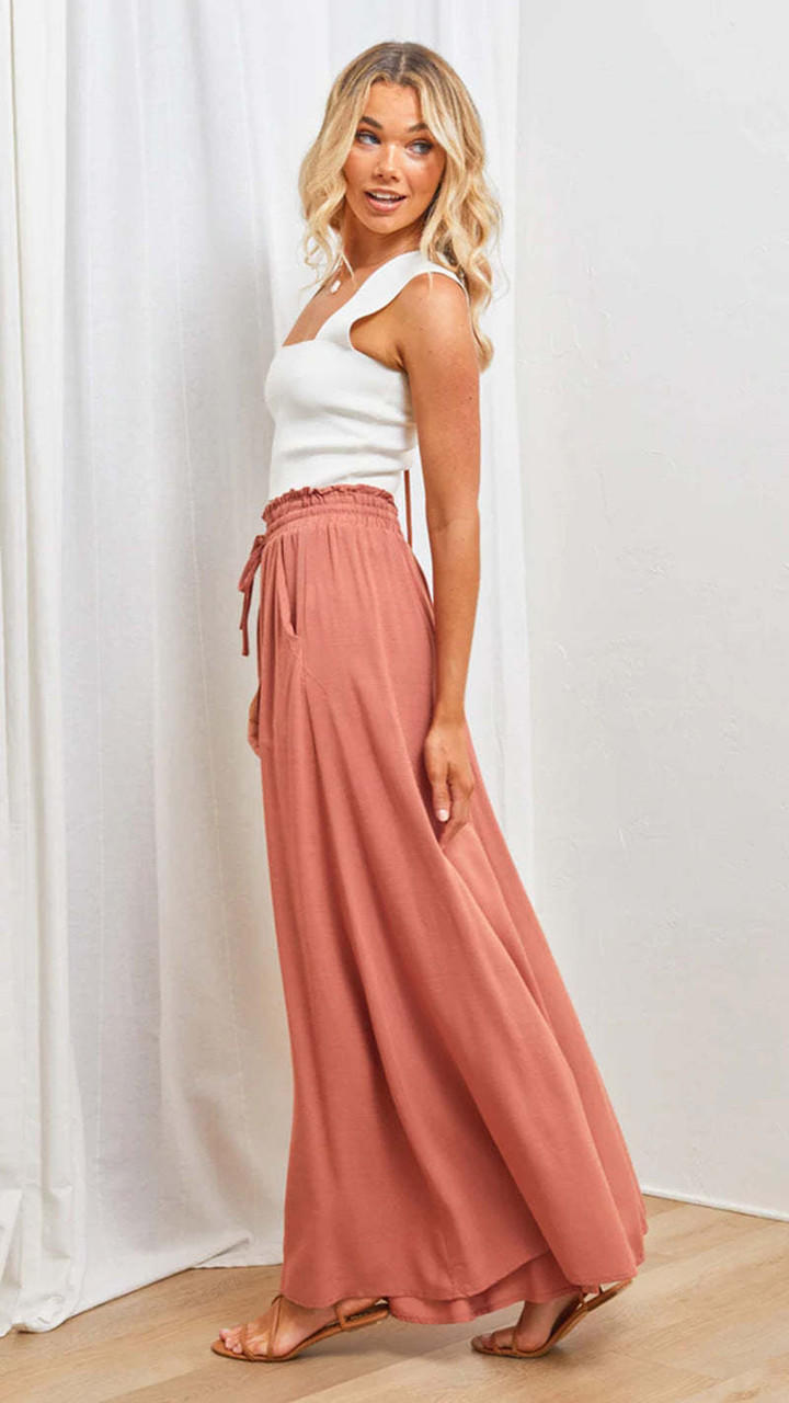 High-Waisted Wide-Leg Pants for Women