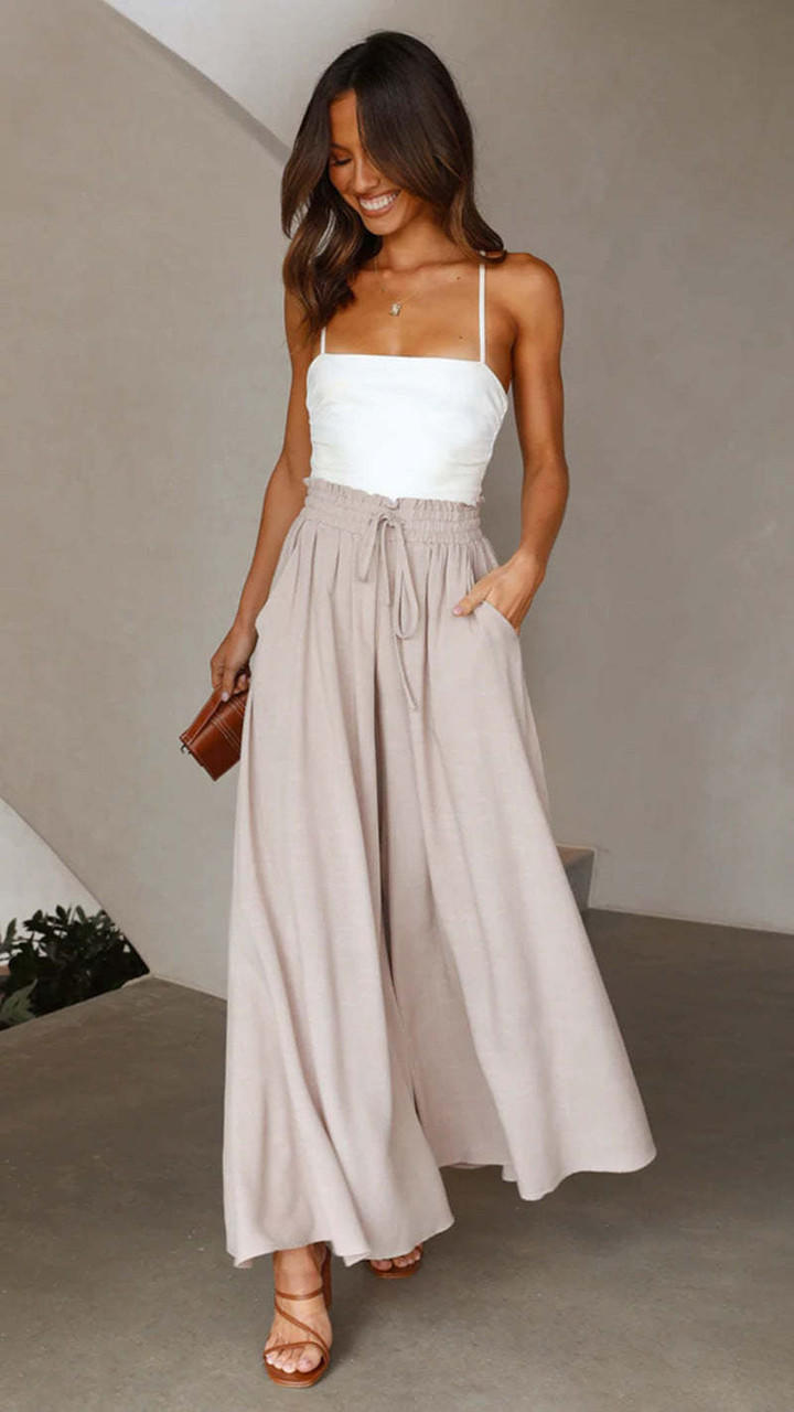 High-Waisted Wide-Leg Pants for Women