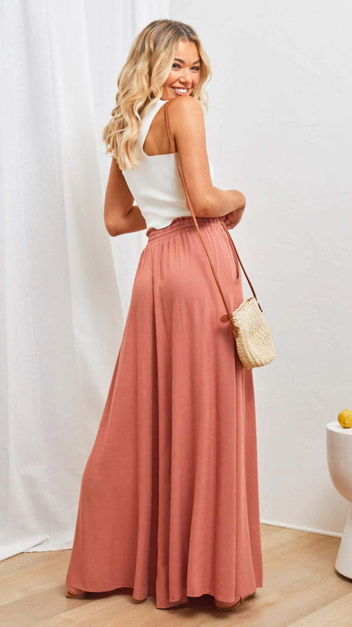 High-Waisted Wide-Leg Pants for Women
