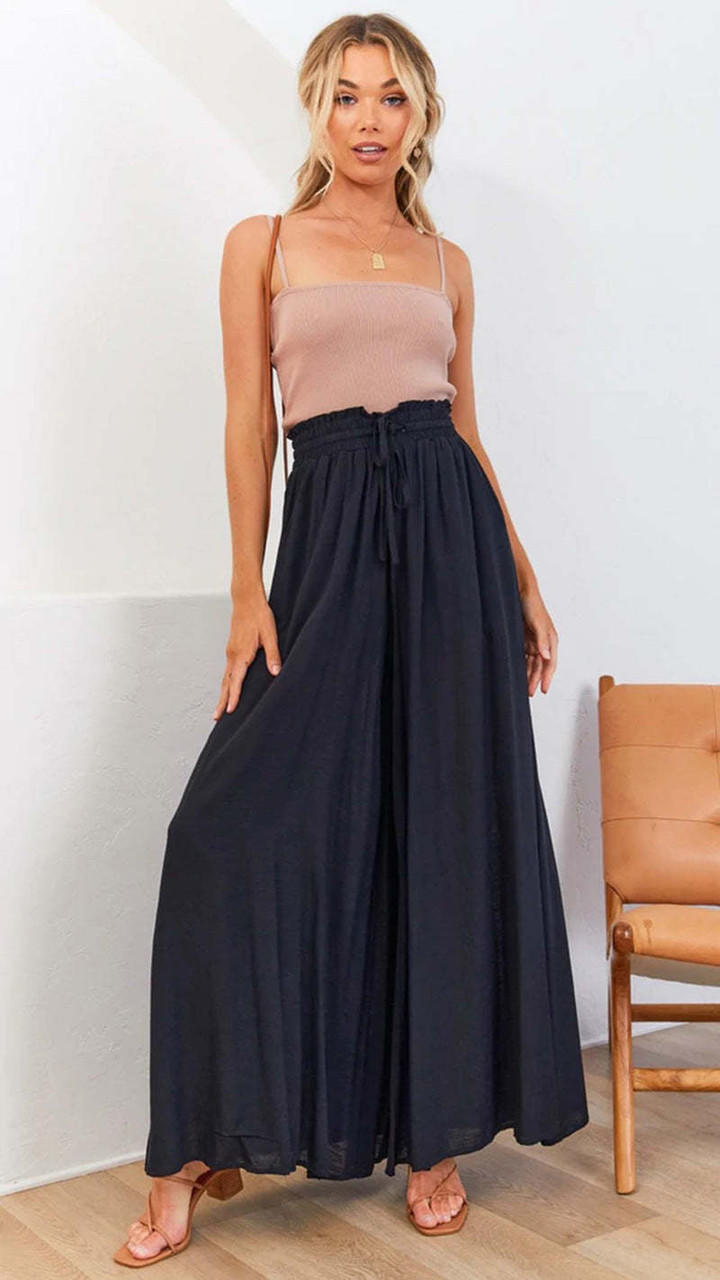 High-Waisted Wide-Leg Pants for Women