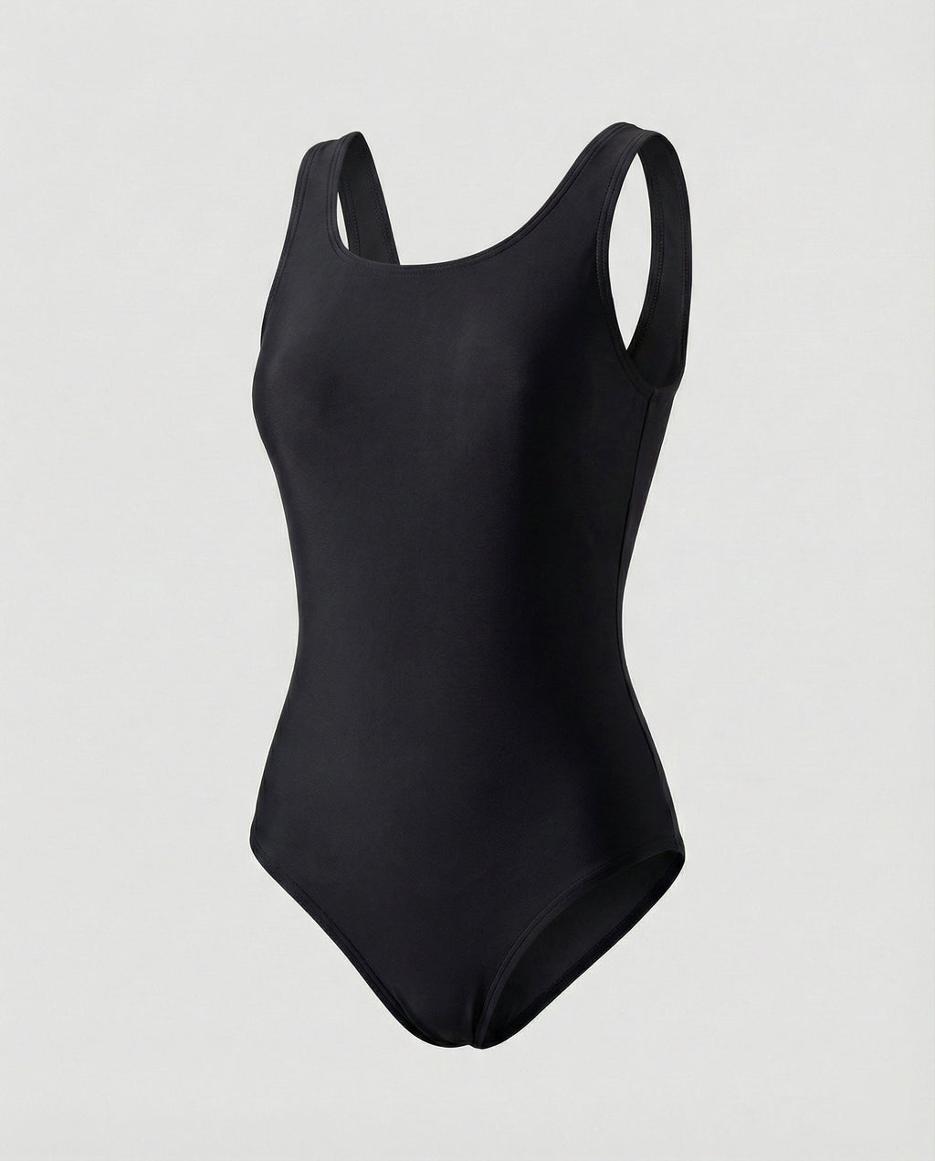 One-Piece Sports Swimsuit with Crossed Design for Women
