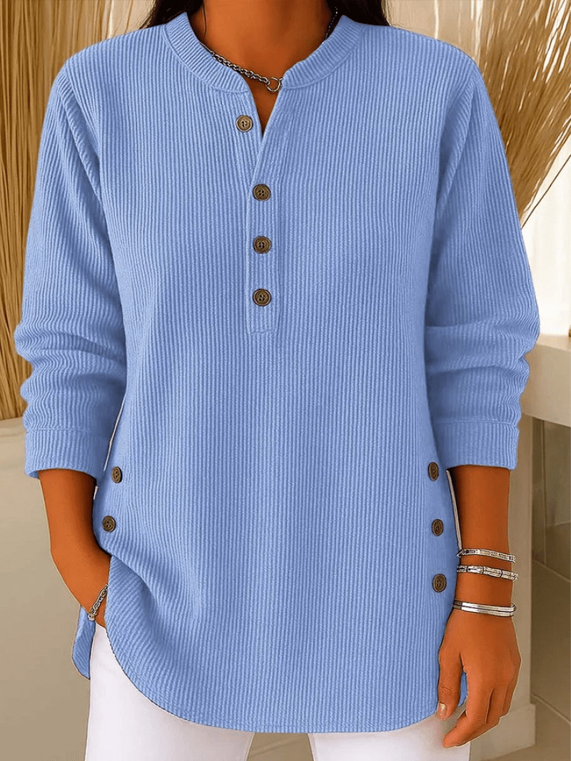 Oversized Mock Neck Tunic Long Sleeve Ribbed Knit Sweater for Women
