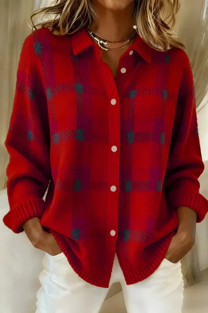 Plaid Sweater for Women