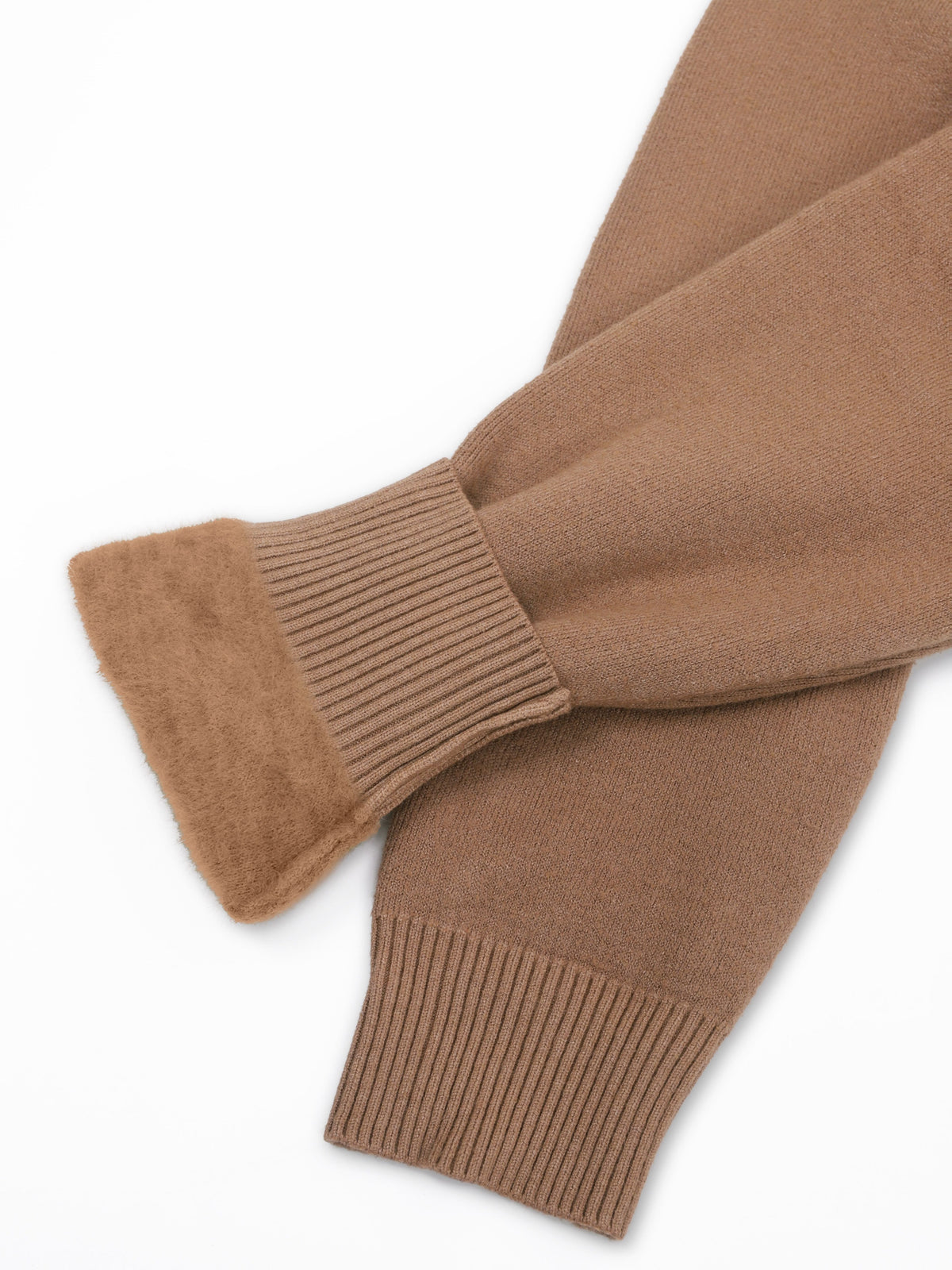 Fleece Lined Turtleneck Sweater for Women
