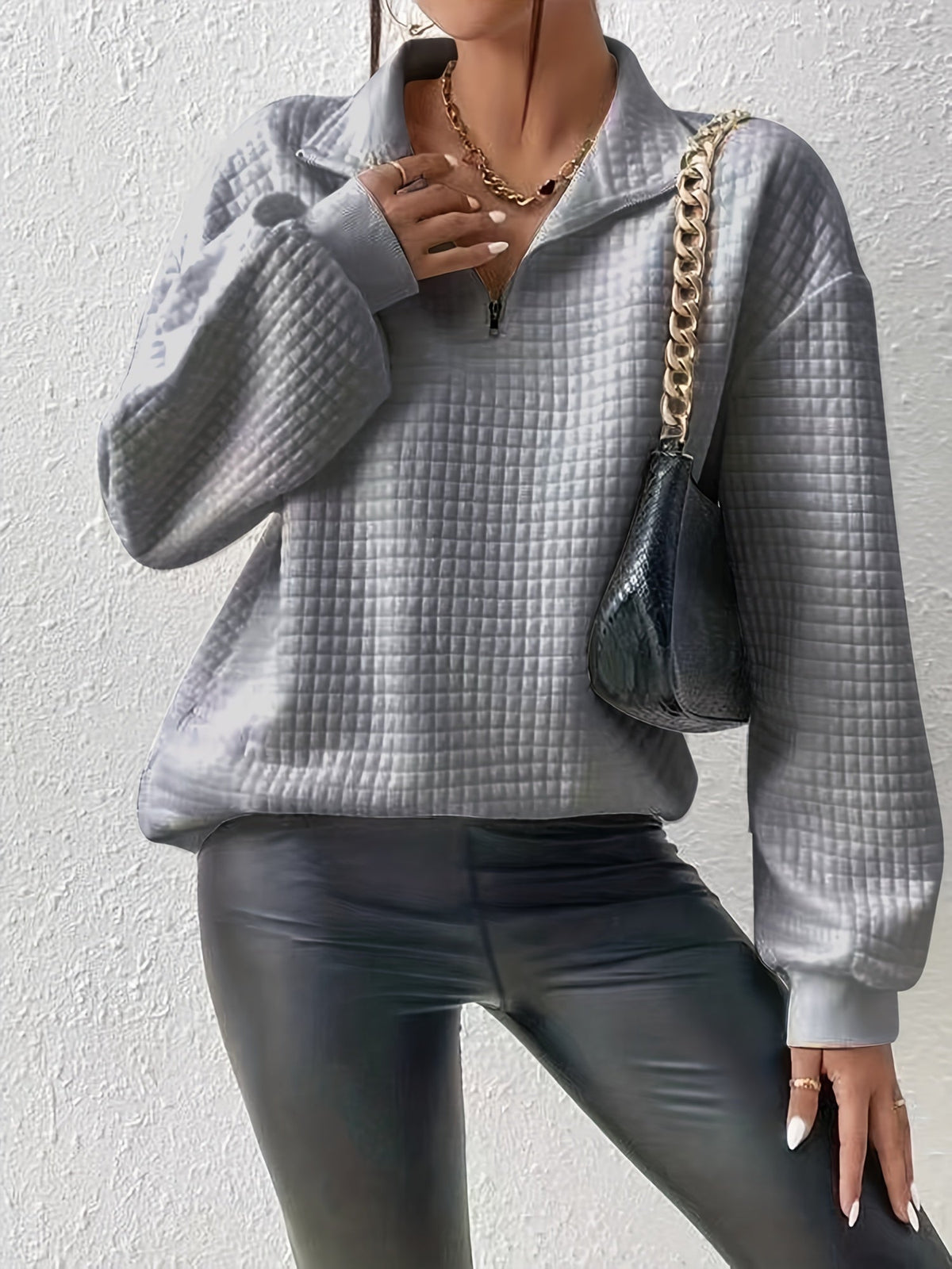 Quarter Zip Sweater for Women