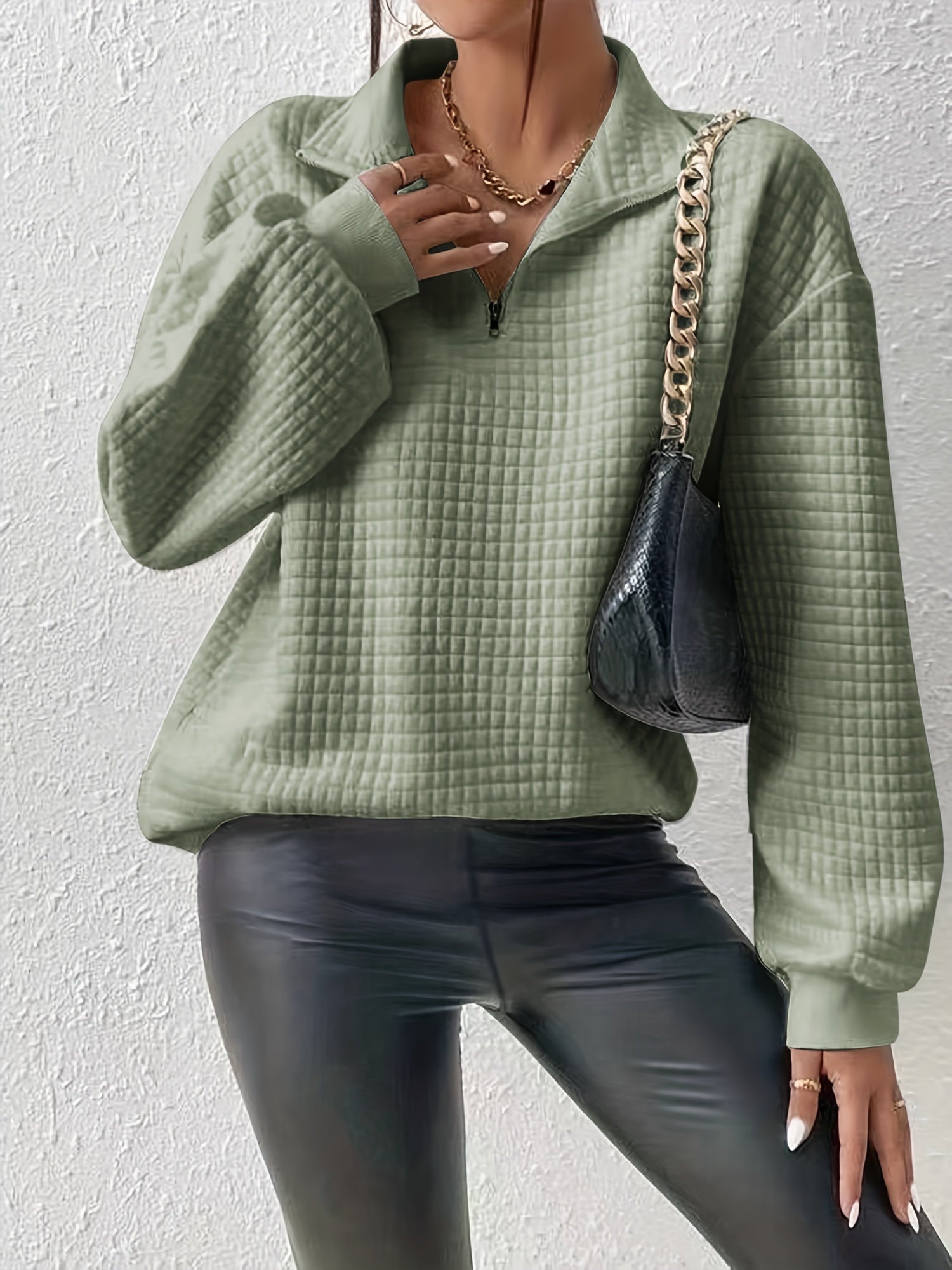 Quarter Zip Sweater for Women